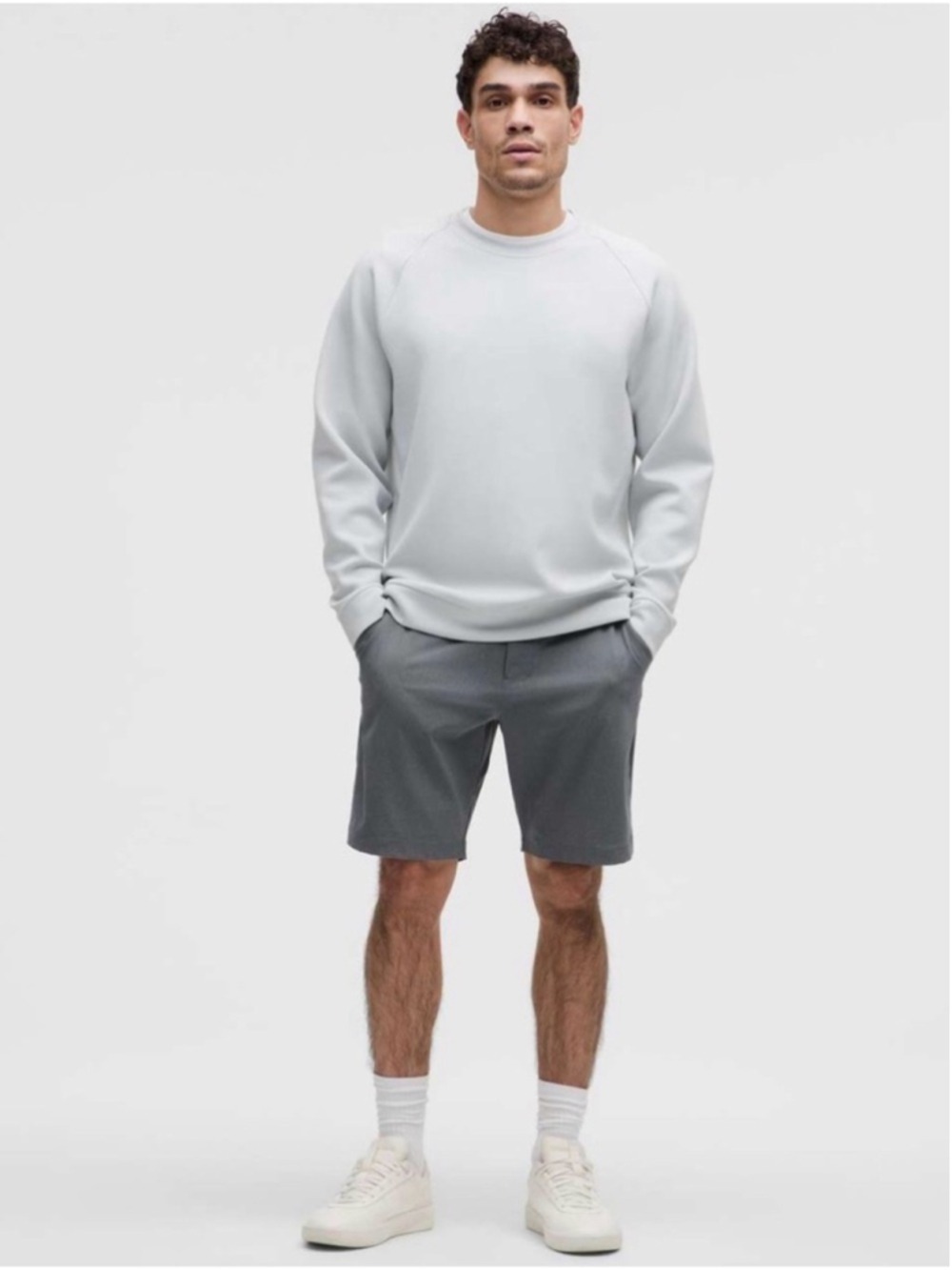 Lululemon ABC Classic-Fit Short 9" WovenAir Solar Grey Size 40 - Picture 5 of 14